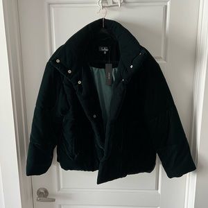 Velvet Puffer Jacket